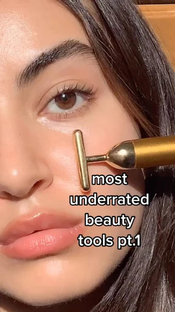 24K Gold Electric Facial Massage Roller